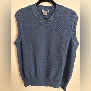 Vintage Arnold Palmer Men’s V-Neck 100% Cotton Sweater Vest Bundle of 3 Size M